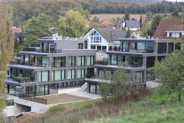 Ansicht Terrassenhäuser